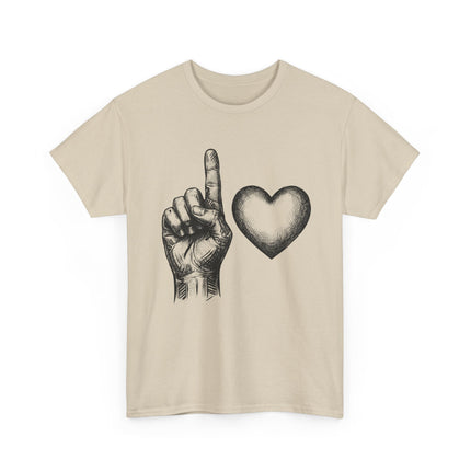 "1 love" Graphic T-Shirt