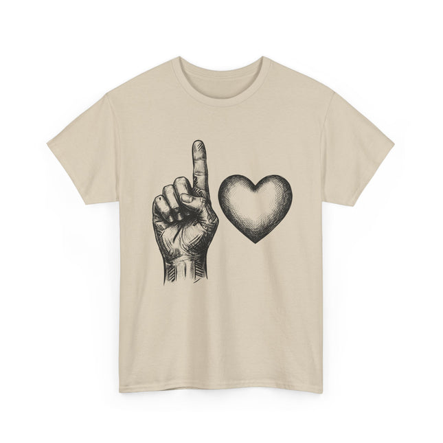 "1 love" Graphic T-Shirt