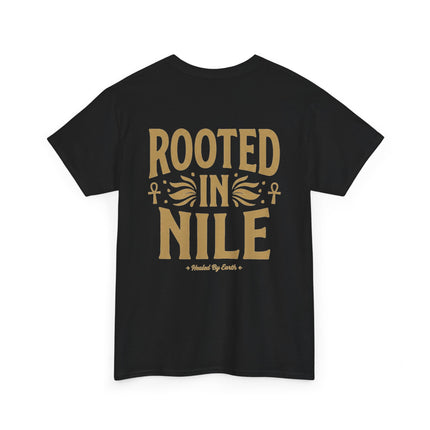 Rooted in Nile T-Shirt — Egyptian Ankh Plant Vibe Tee