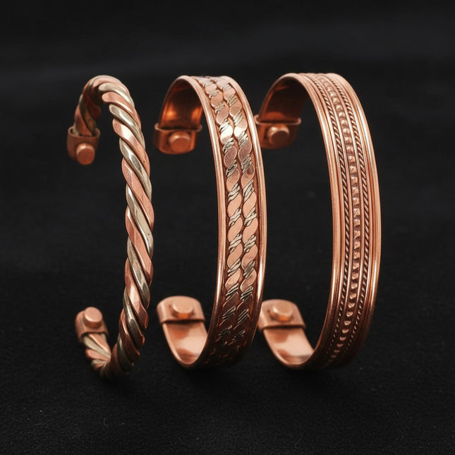 Copper Magnetic Cuff Bracelet