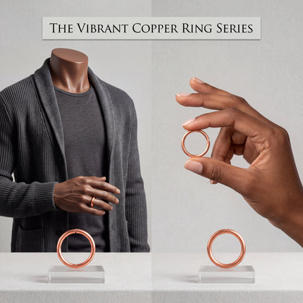 Pure Copper Ring Band