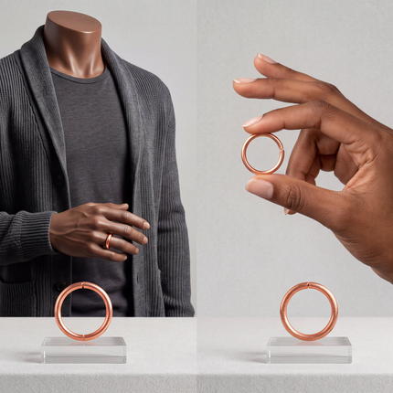 Pure Copper Ring Band