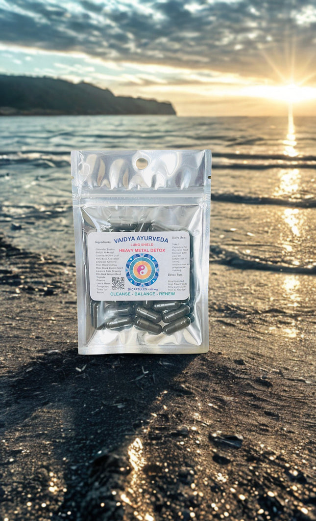 Heavy Metal Detox + Lung Shield | Ayurvedic Cleanse for Toxins & Pollutants