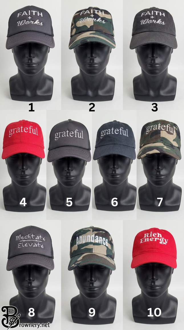 Afr-Letics faith Inspired Strap Back Hat