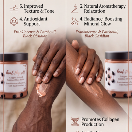Copper Infused Crystal Shea Butter | WKE WRLD