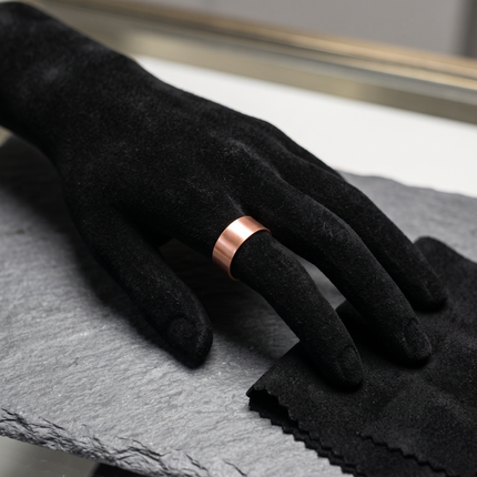 Solid Pure Copper Ring Band