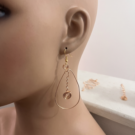Wire Wrapped Earrings #2