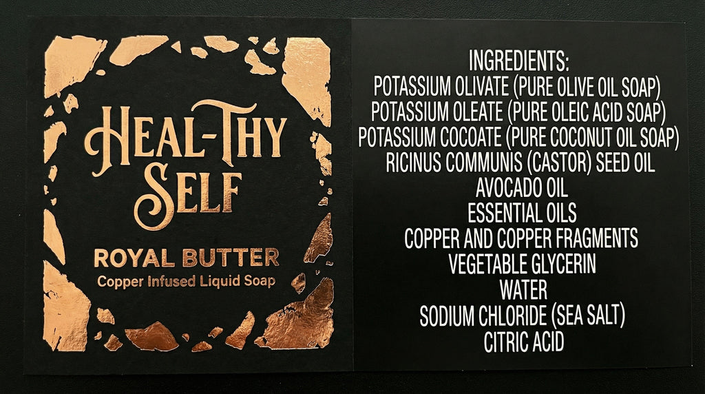 Heal-Thy Self Copper Infused Antibacterial Body Wash / Soap