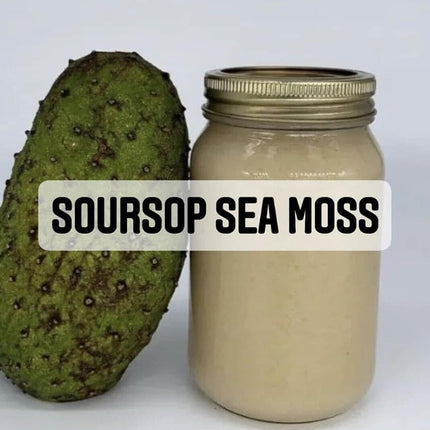 Soursop Sea Moss Gel | Organic Superfood Blend Boost Immunity & Detox Naturally