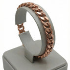 Copper Cuban Bracelet Small