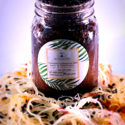 Elderberry Fusion Sea Moss Gel   16oz