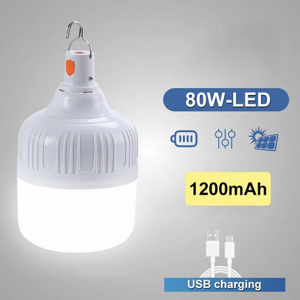 USB Rechargeable Camping Lights Led Light Lantern Portable Emergency Bulb Lamp High Power Tents Lamp Flashlight Equipment Bulb