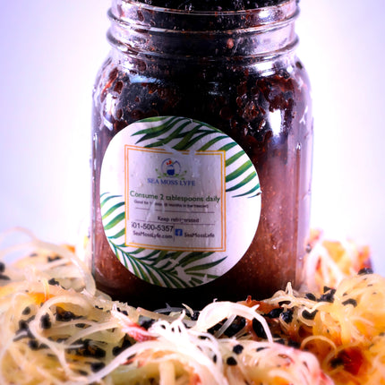 Elderberry Fusion Sea Moss Gel   16oz