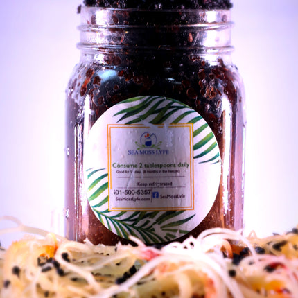 Elderberry Fusion Sea Moss Gel   16oz