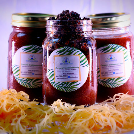 Elderberry Fusion Sea Moss Gel   16oz