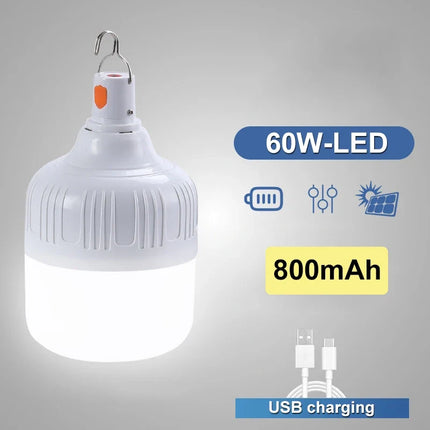 USB Rechargeable Camping Lights Led Light Lantern Portable Emergency Bulb Lamp High Power Tents Lamp Flashlight Equipment Bulb