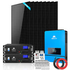 SGR-8K10E (8kW Inverter + 8x 415w Solar Panels + 2x 100AH Bat)