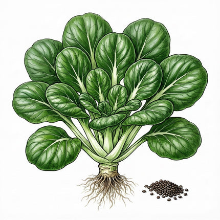 SPINACH Seeds, Bloomsdale