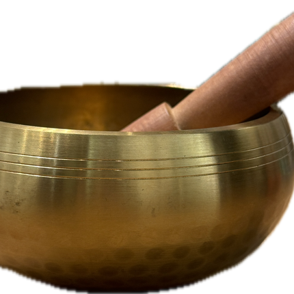 Tibetan Singing Bowl - 4.5" Hand Hammered Gold