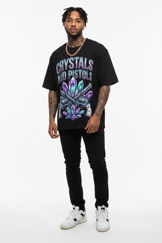 Oversized cotton t-shirt Crystals And Pistols
