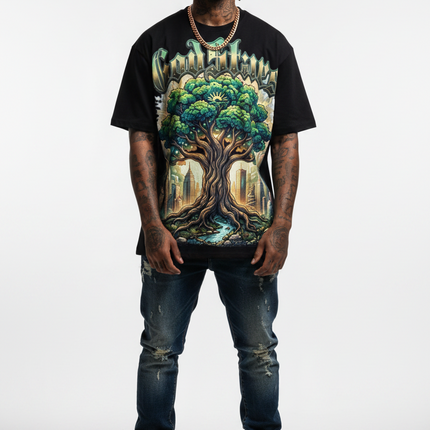 Oversized cotton t-shirt