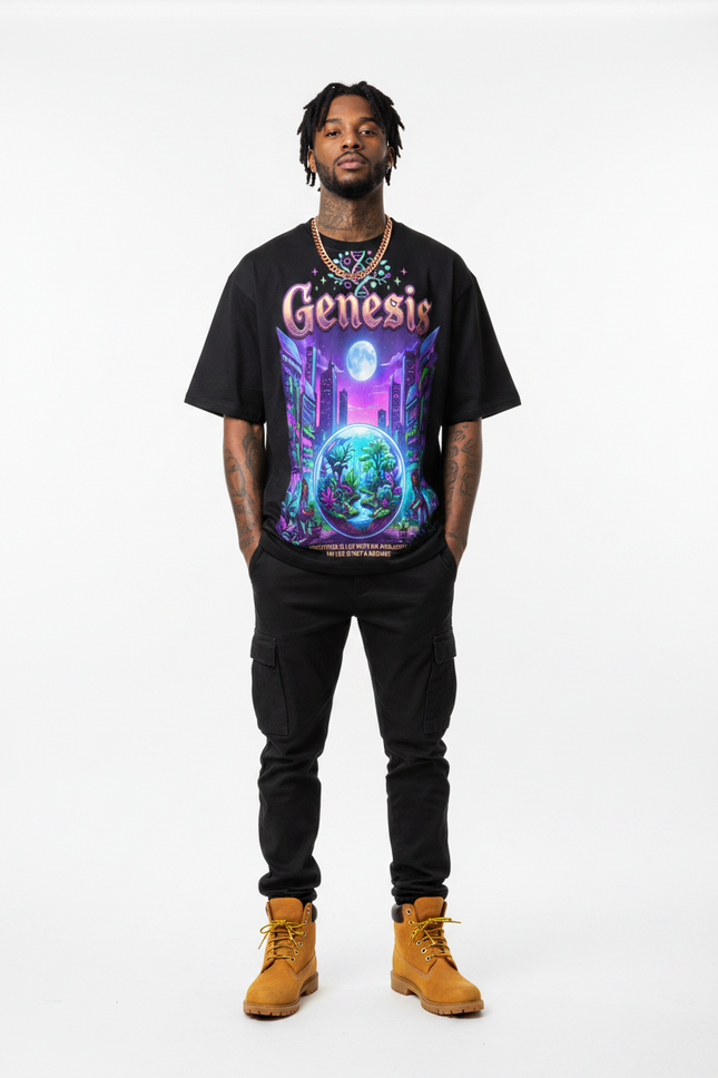 Oversized cotton t-shirt