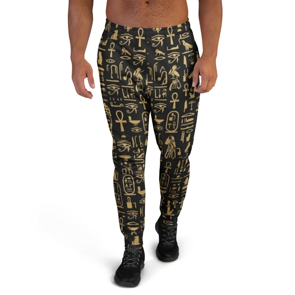 Men's Hieroglyph Themed￼Joggers