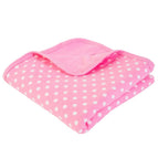 Pink with white spots
