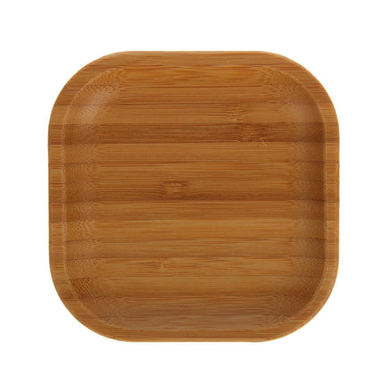 Set Of 12 Bamboo Square Plate 4" inchX 4" inch | For Appetizers