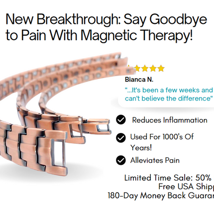 Pure Copper EMF Defense Magnetic Bracelet