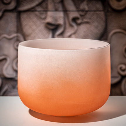 7 Chakra Color Quartz Crystal Singing Bowl Set (8"-14")