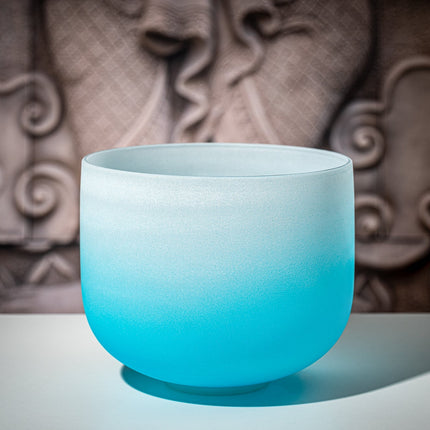 7 Chakra Color Quartz Crystal Singing Bowl Set (8"-14")