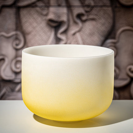 7 Chakra Color Quartz Crystal Singing Bowl Set (8"-14")
