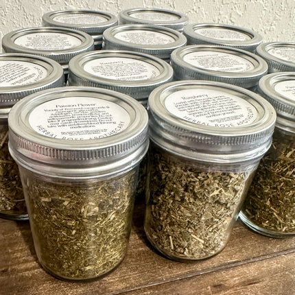 Dried Herbs Small Jars