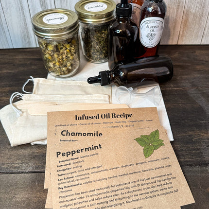 DIY Herbal Infused Oil Kit