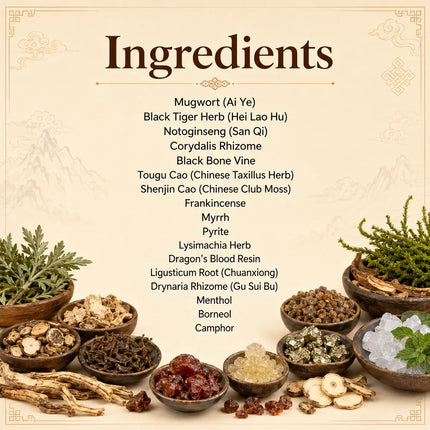 Tibetan Herbal Balm for Deep Muscle & Joint Relief