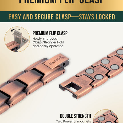 Ultra Strength Copper Magnetic Therapy Anklet