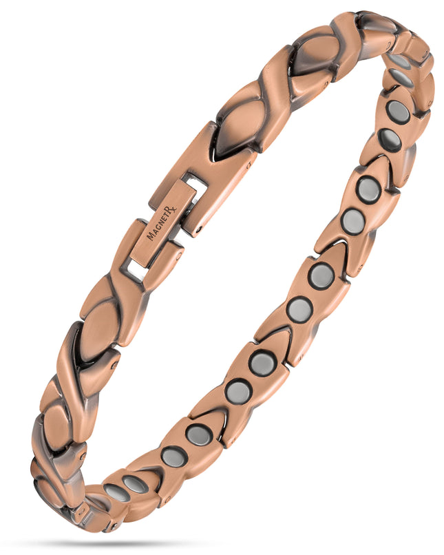 Ultra Strength Pure Copper Magnetic Therapy Bracelet (XO)