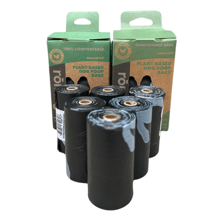 compostable plant-based dog poop bags