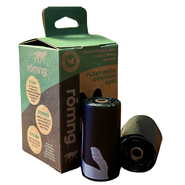 compostable plant-based dog poop bags
