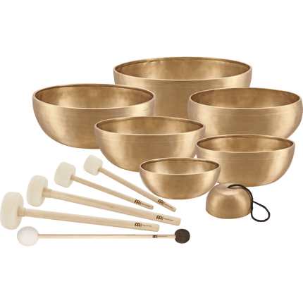 Chakra Metal Singing Bowl Set - 7 Handmade Sound Healing Bowls