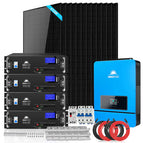 SGR-8K20 (8kW Inverter + 12x 415w Solar Panels + 4x 100AH Bat)
